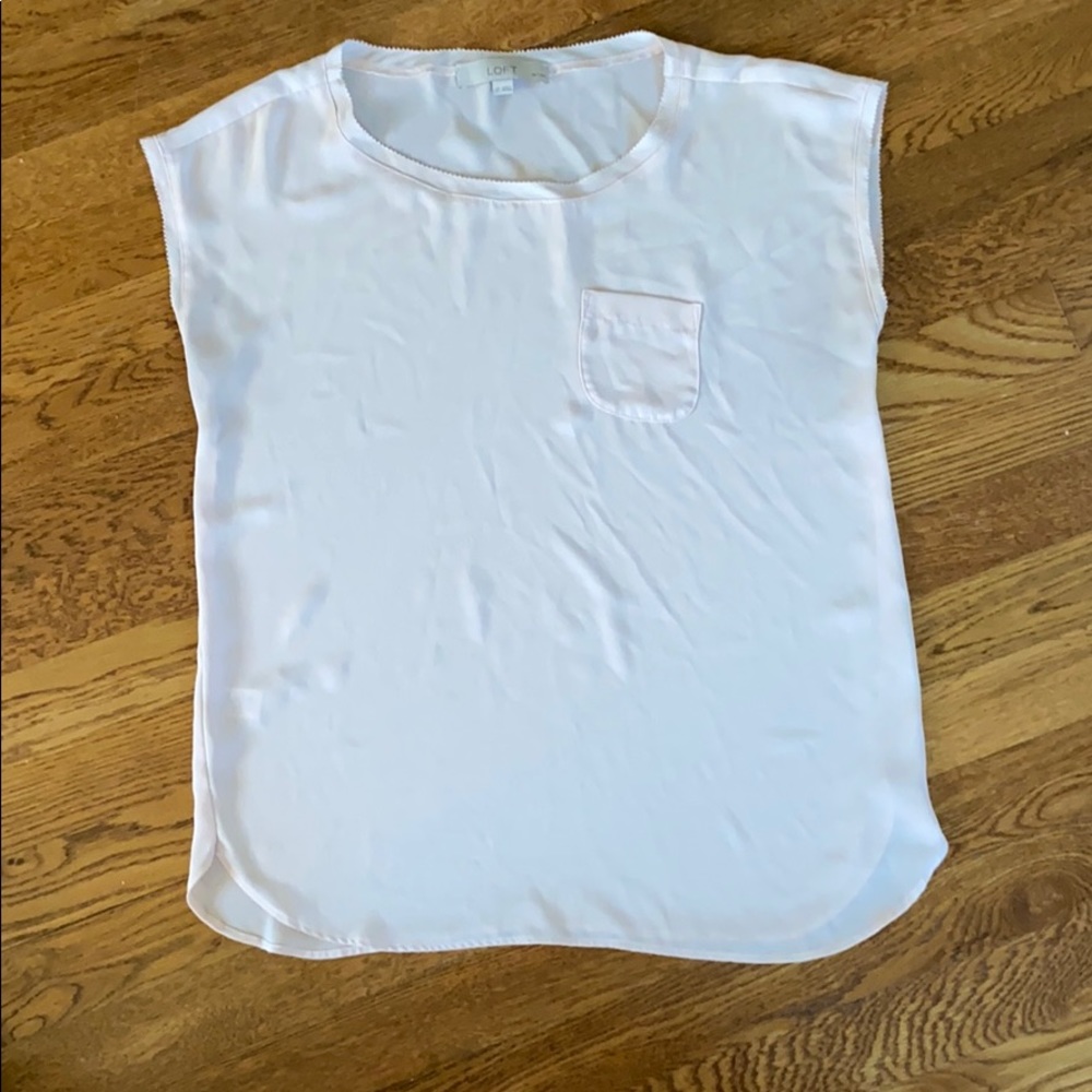 Loft pink blouse
